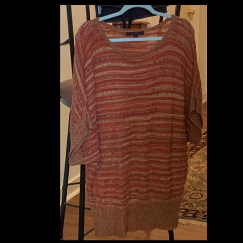 Fever Multicolored Dolman Sleeve Knit Sweater XL